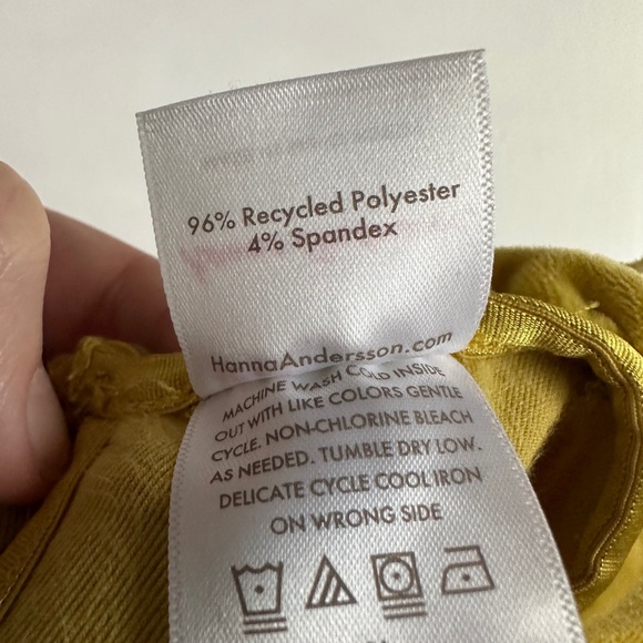 Hanna Andersson Recycled Velour Ruffle Bodysuit - Picture 5 of 6